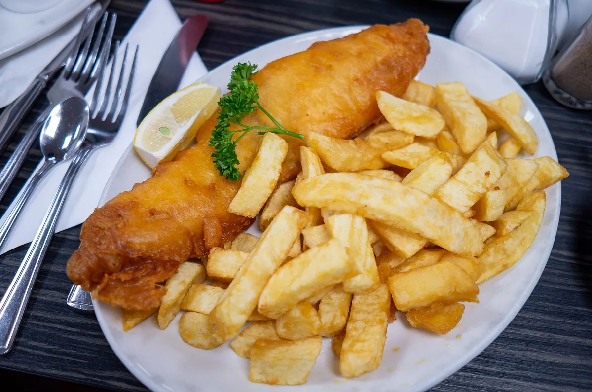 Fish & Chips food typical of Luigi's